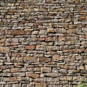 صورة جدراية تصميم حجري 300 سم× 280 سم لون بني فاتح | 