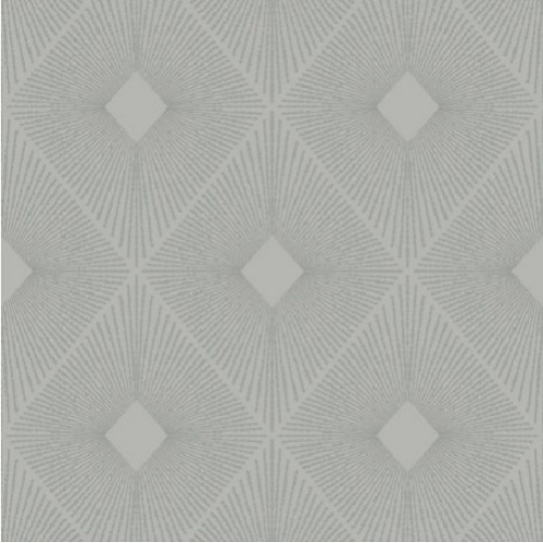 Geometric Wallpaper Gray with Silver, 10 m x 0.53 m, Maison Model | Abyat Company