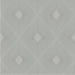 ورق جدران هندسي لون رمادي مع فضي، طول 10 م، عرض 0.53 م، موديل ميزون