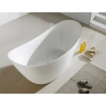 Portable Bathtub For Shower Classic Design, Size 170×75 cm, White Color