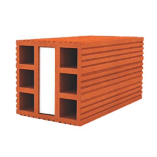 طوب احمر مفرغ عازل 7 فتحات مقاس 40×20×20 سم | الخياط للطوب الأحمر