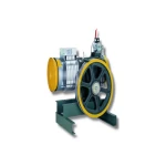 ماكينة مصعد للعمود (أكس)، حمولة 3430 كجم، تحكم سرعة AC2، قوة 6.7KW، بكرة 450×11×5 من شندلر