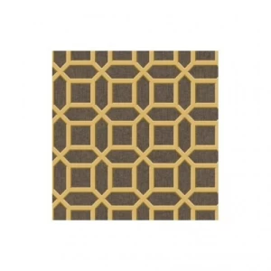 Geometric Wall Covering 10m x 0.53m Brown Color, Model TR21200 | Balbaid Decor Company