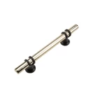 ماسكة خزانة مطبخ ستانلس ستيل شكل مستدير، طول 16 سم، لون ذهبي | روائع المطابخ