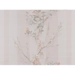 ورق جداري ايطالي مقاس 10 م×1.06 م، لون وردي، موديل 3020