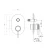 Two Way Shower Mixer 650 g Shinny Chrome Color | Hatch Company - Image 2