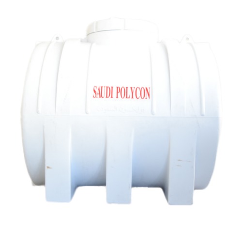 Horizontal Water Tank 1200 Liter Polyethylene, White/Black Layers | AL-Hussaini trading Est.