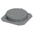 Manhole Cover Ductile iron 600 mm Circular Shape, Square Frame, 40 Tons Load  Gray Color | Saudi Cast Factory