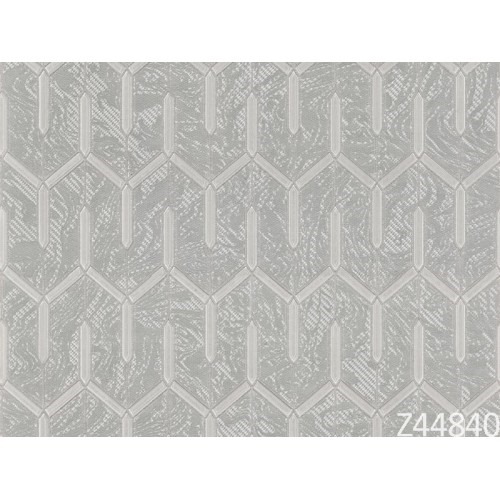 Modern Italian Wallpaper 10m x 0.73m Gray, Model 44840 | Balbaid Decor Company