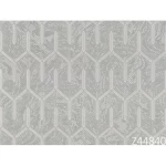 Modern Italian wall decoration, size 10m x 0.73m, gray color, model 44840