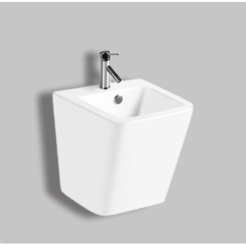 Hanging Bathroom Wash Basin 40x40 cm, White Color | Prime Alarabia