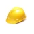 خوذة سلامة الرأس، لون اصفر