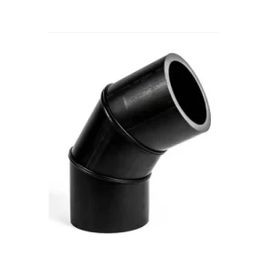 HDPE Segmented Bend Elbow 60°, Diameter 280 mm, Black Color | Union Pipe industry KSA