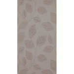 Leaf-patterned wall covering brown color, length 0.53 m, width 10m, model 17753