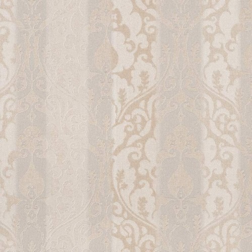 Italian Striped Wall Covering 10m x 1.06m Pale Beige, Model 5908 | Balbaid Decor Company