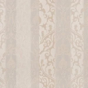 Italian Striped Wall Covering 10m x 1.06m Pale Beige, Model 5908 | Balbaid Decor Company