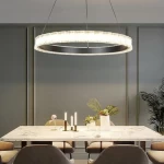 LED Ceiling Light , wire length 1.5 m, Base 15 cm, black Color 
