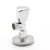 brass Chrome angle shut-off valve, 1/2 inch