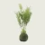 Decorative Artificial Plant for Indoor Use, Green Color, 50 cm Height, width 10 cm