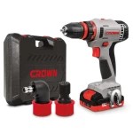 Cordless Drill     12 Volt Chuck Size 6 mm Crown CT21081HQ-2BMC   