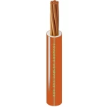 Stranded Copper Single Core Wire, 2.5mm, 450/750V, PVC 70°C Insulation, Orange Color, 100 yards Length | Red Sea Cables