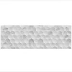 بلاط سيراميك للجدران بسطح لامع، بأبعاد 30 × 90 سم، أبيض رخامي