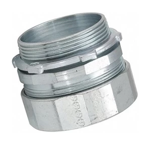 Liquid Tight Straight Connector 3/8 inch Malleable Iron | United Electricals
