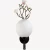 Modern Wall Light, 32 cm Length, 26 cm Width, Weight 2 kg, White