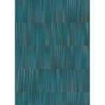 ورق جدران الماني لون ازرق تصميم مقلم، مقاس 10 ×0.53 متر، موديل 10398-19