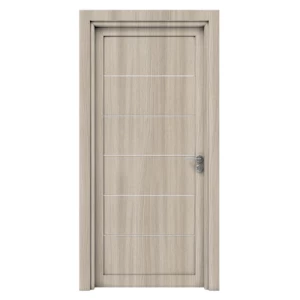 Premium Wooden Door for Entrances 235x115 cm, Thickness 6 cm, Gray | YT-87005325