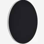Mounted Wall Light, 52 cm Length, 42 cm Width, Black