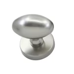 Silver Fixed separated door handle
