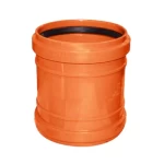 UPVC Plastic Coupling Al-Jawdah Size 6 Inch  Color Orange 