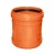UPVC Plastic Coupling Al-Jawdah Size 6 Inch  Color Orange 