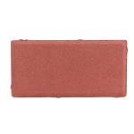 Smooth Concrete Floor Strips, Size 15X30X6 cm, Thickness 6 cm, light red Color | Al Sarif Company, Model CS-15306-TLRD-N