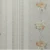 Floral wallpaper, vinyl wrap, length 15.6 m, width 106 cm, color gray with yellow on green