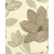 Floral wall covering beige color, length 10 m, width 0.53 m, model 20597