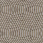 ورق جداري تصميم مموج لون بني طول 10 م، عرض 0.53 م، موديل2-364