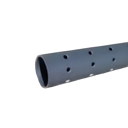 UPVC Straight Perforated Pipes Diameter 140 mm, Grey Color | Saudi Industries Company for Pipes
