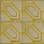 Yellow 156 Color Mosaic Tiles Size 40×40 cm | Al-Hasaniah Factory