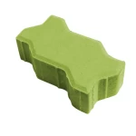 بلاط رصيف انترلوك يوني  براند الارمك  سمك  8 سم اللون اخضر