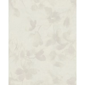 Italian Wallpaper Floral Design Pale Beige, Size 10mx1.06m | Balbaid Decor Company