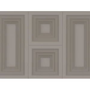 Geometric Wall Decoration 10m×1.06m Dark Gray Color | Balbaid Decor Company