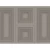 ورق حائط هندسي لون رمادي داكن ، مقاس 10 م×1.06 م، موديل Z46027