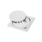 صفاية تصريف للمياة، لون فضى، ابعاد 10×10 سم 