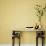 ورق حائط تصميم سادة طول 10 م، عرض 50 سم، لون ذهبي