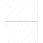 سيراميك بورسلان للأرضيات، مظهر رخامي، الأبعاد 60 × 120 سم، لون أبيض