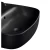 Ceramic Counter Top Wash Basin Matte black, Size 45 cm 