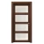 Premium natural wood door, brown color, size 235 x 115 cm, thickness 6 cm, model GPR01