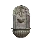 Fiber wall fountain, Modern Design, Gray, dimensions 56.5×24.5×40 cm, 220V, Product Code 132146001